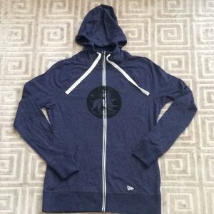 Hand Printed Recycled Hoodie Size M